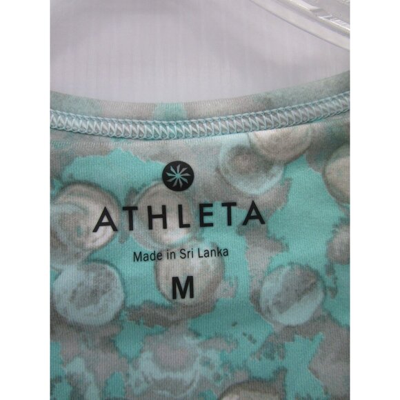 Athleta Top Medium Pullover Tank Racerback Running Yoga Tie Dye Gym - Picture 8 of 10